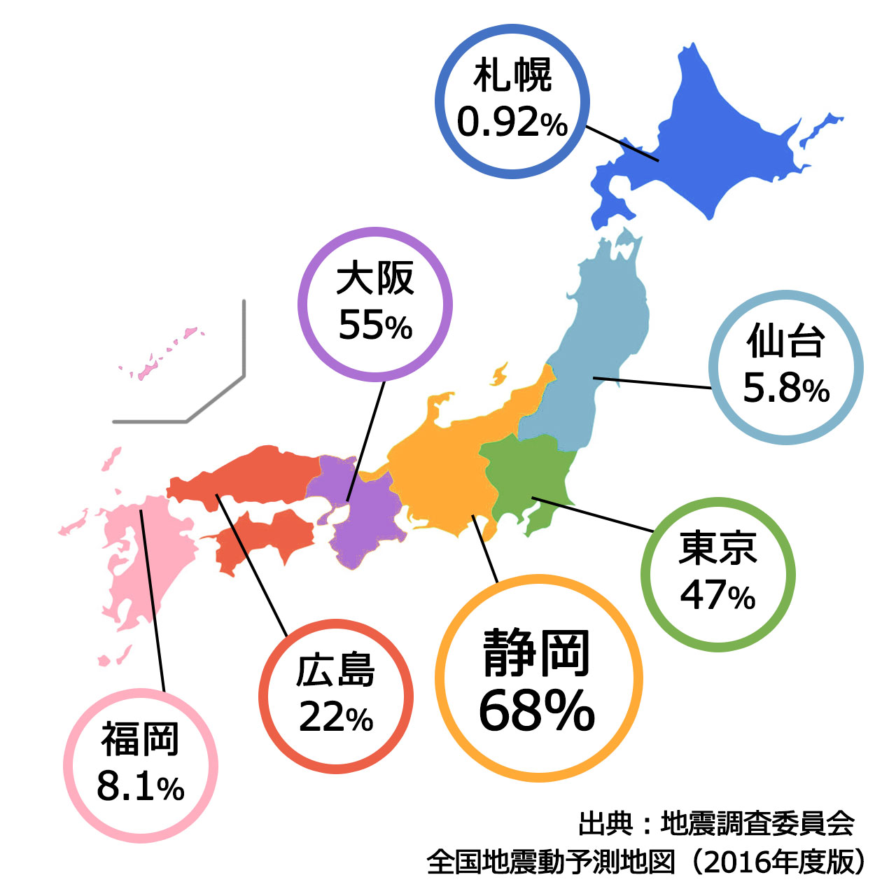 地震予測地図
